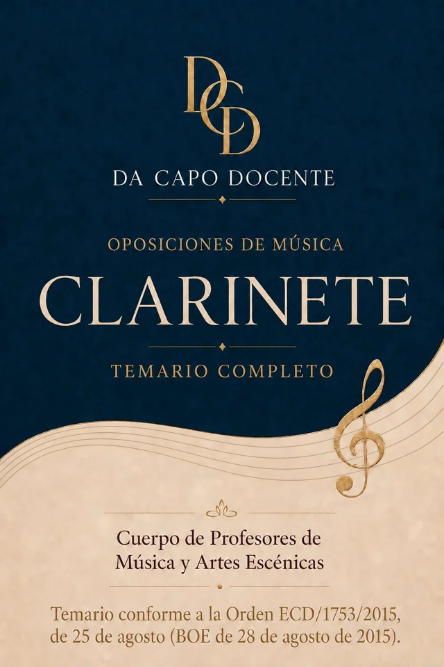 Temario de Clarinete
