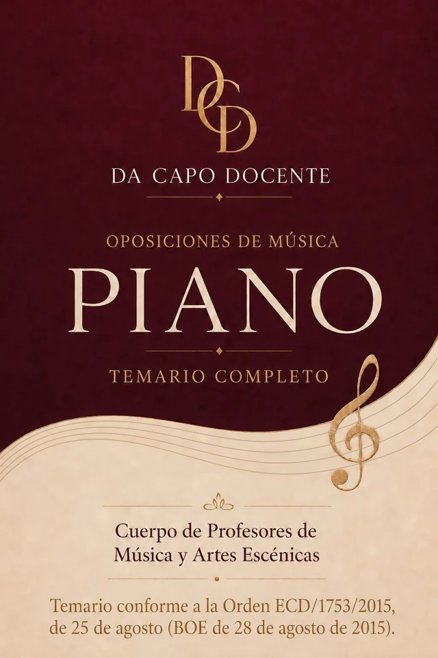 Temario de Piano